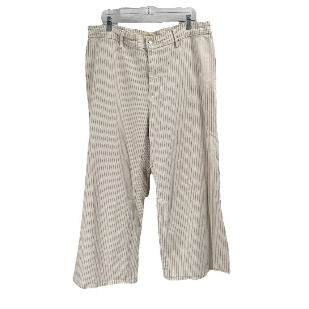 Universal Thread Sailor Wide Leg Striped Pants Sz 17 White Sz 2X